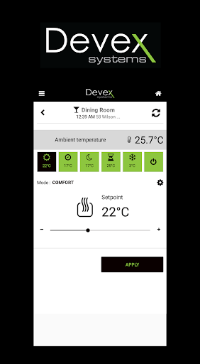 Android application Devex Systems screenshort