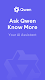 screenshot of Qwen Chat