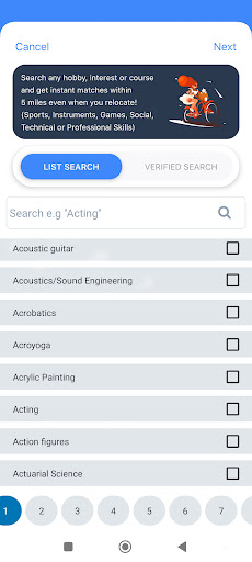 Android application Hobbytwin: Make hobby friends screenshort