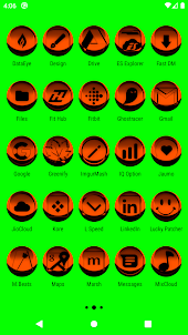 Orange Icon Pack Style 3