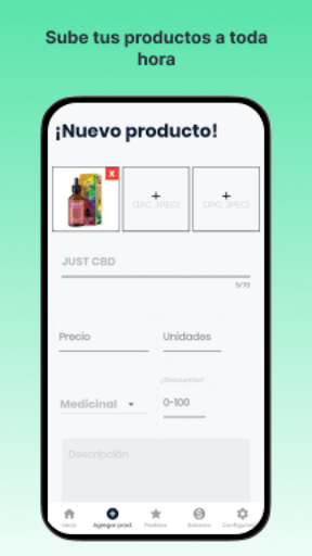 Android application Litnine Tiendas screenshort