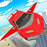 Sports Car Flying - City Driving Flight Simulator icon