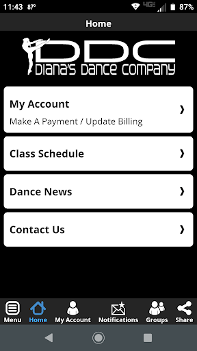 Dianas Dance Company Screen 2