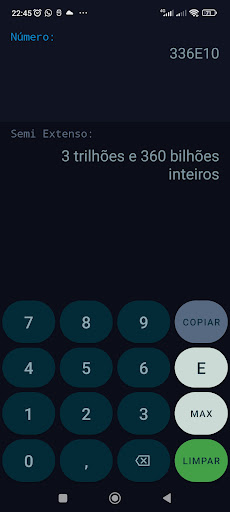 Numero por Extenso(semi) Screen 2