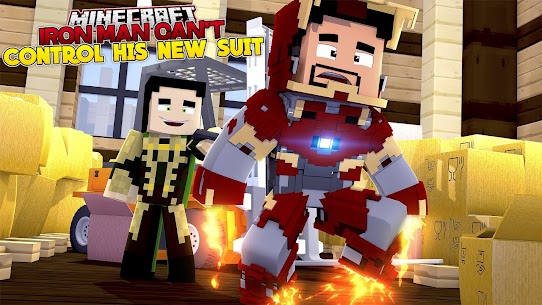 IronMan Mod Skin for Minecraft 4