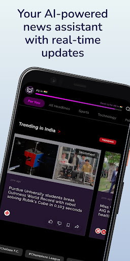 Screenshot of CuriousCats: AI news assistant