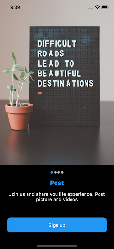 Android application Socialified screenshort