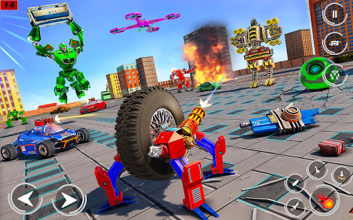 Drone Robot Car Driving - Spider Wheel Robot Game 1.3 screenshots 4