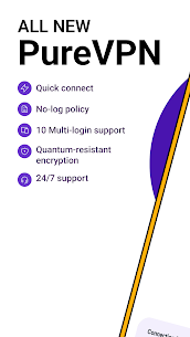 PureVPN – 快速安全的 VPN MOD APK（高级解锁）1
