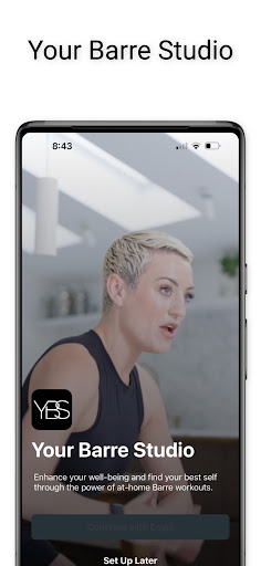 Android application Your Barre Studio screenshort