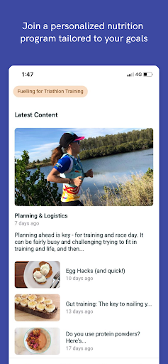 SportsDietitian.com Screen 2