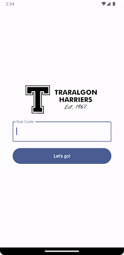 Android application Traralgon Harriers Run Manager screenshort