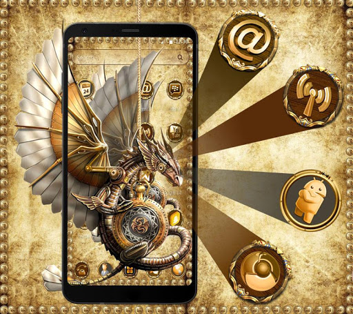 Golden Dragon Launcher Theme ?