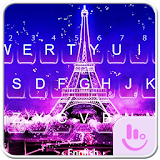 Night Eiffel Tower Keyboard Theme icon