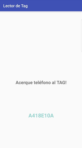 Lector de NFC Screen 2