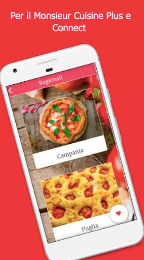 Android application Ricette Monsieur Cuisine Conne screenshort