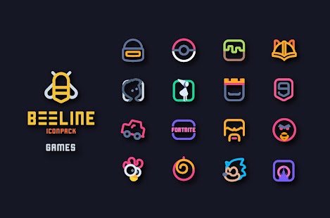 BeeLine Icon Pack لقطة شاشة