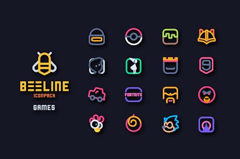 BeeLine Icon Pack Ekran görüntüsü