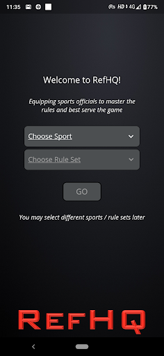 Android application RefHQ screenshort