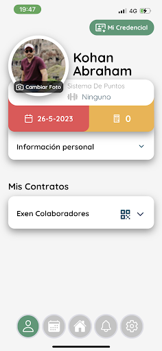Exen Gym+ Screen 3