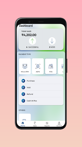 Android application CredoPay Merchant Application screenshort