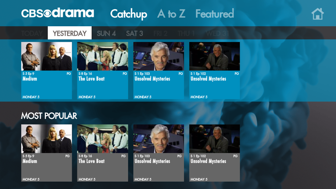 Captura de Pantalla 3 CBS Catchup Channels UK android