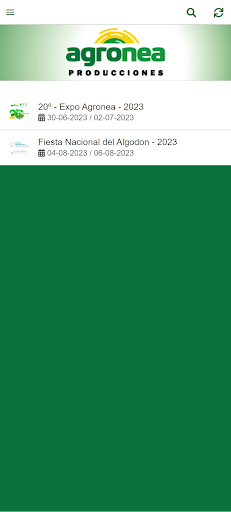 Android application Agronea Producciones screenshort