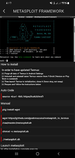 Guide To Metasploit For Termux 6