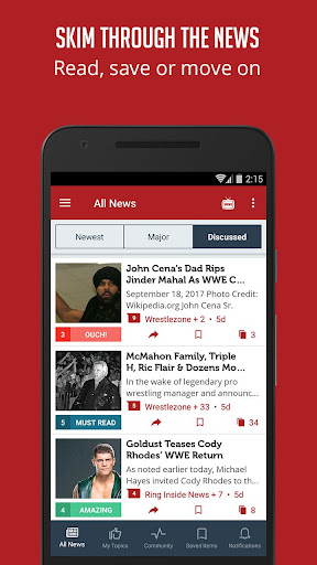 Sportfusion - WWE News Edition Screen 3