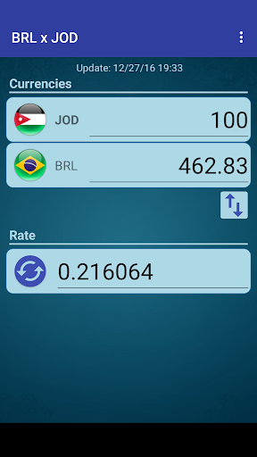 Brazil Real x Jordanian Dinar Screen 2