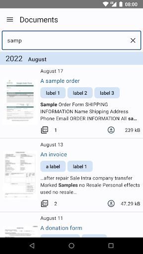 Android application OpenPaperView screenshort