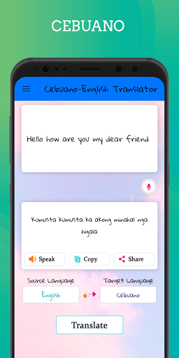 Cebuano - English Translator Free