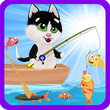 Cat Fishing - Kids Fishing Day icon
