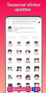 Anime Stickers APK vStable 2.8 MOD (Premium Unlocked) Gallery 10