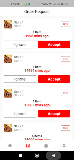 Sarodee-eg :- Delivery App Screen 3