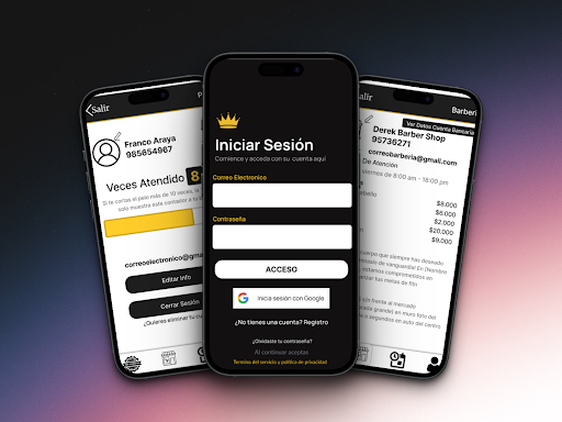 BarberApps Demo Admin Screen 2