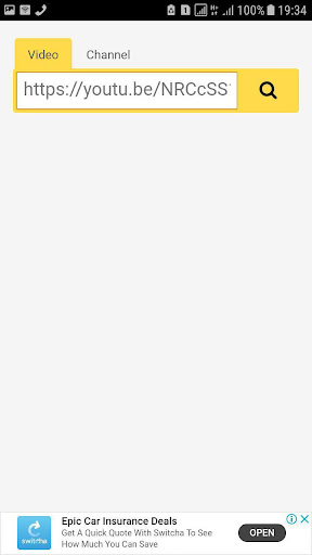 Android application Get Tags of Video or Channel b screenshort