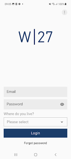 Android application W27 screenshort