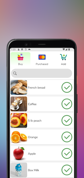 Simple shopping lists. - 20.0 - (Android)