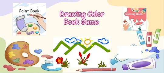 Игра «Рисуй цветную книгу»
