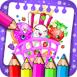 coloring shopkin for shoppies dolls icon