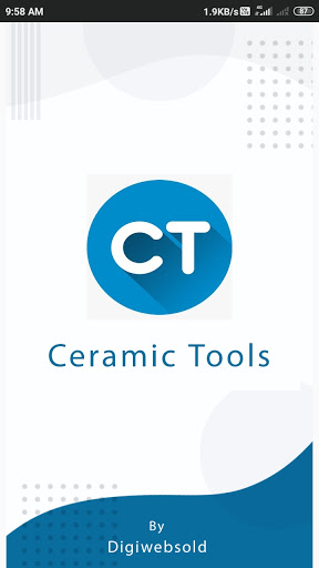 Android application ceramic tools screenshort