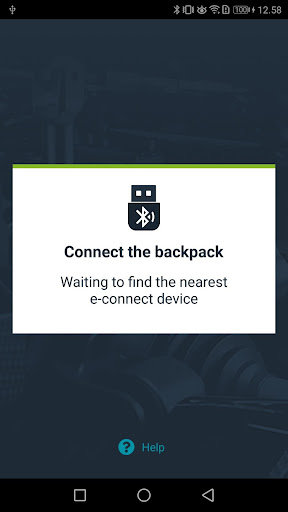 Android application e-connect configuration screenshort