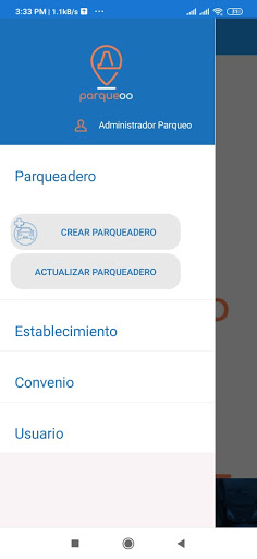 Parqueoo App Screen 3