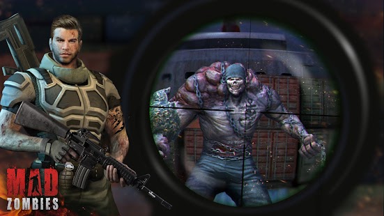 Zombie Spiele : MAD ZOMBIES Screenshot