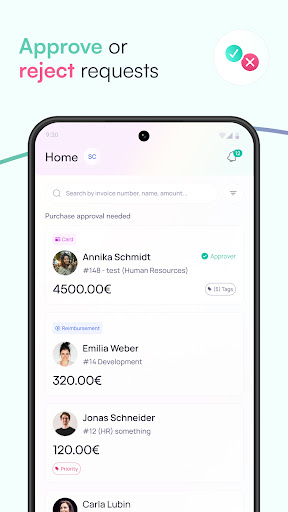 Android application finway screenshort