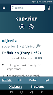 Dictionary - Merriam-Webster Captura de tela