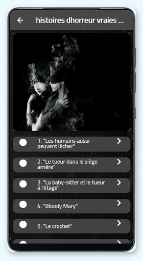 Aperçu de l'application