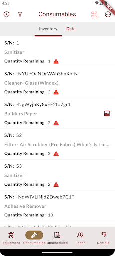 Asset Solutions Screen 2