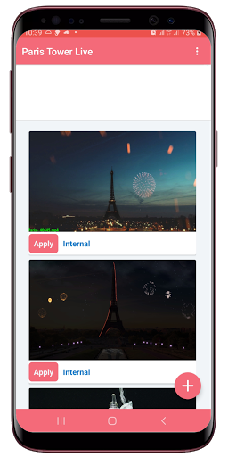 Android application Paris Live Wallpaper screenshort